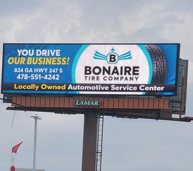 Bonaire Tire Company billboard
